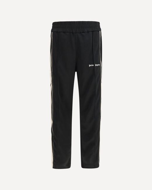 Palm Angels Black Classic Logo Vintage Sweatpants for men