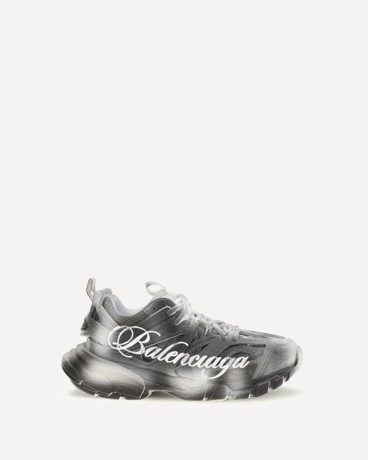 Balenciaga White Sneakers Track Stencil