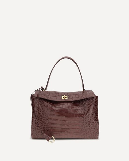 Balenciaga Purple Rodeo Medium Handbag