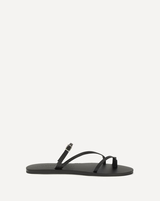 Manebí White Giorgia Leather Strappy Sandals