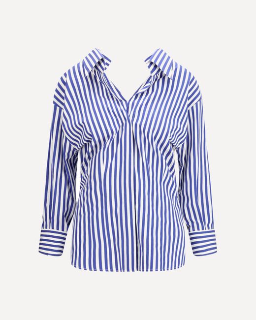 Givenchy Blue Open Cotton Shirt
