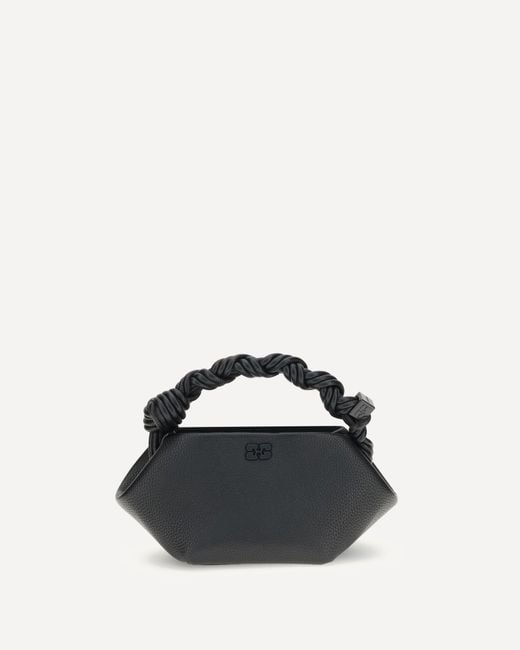 Ganni Black Bou Mini Handbag