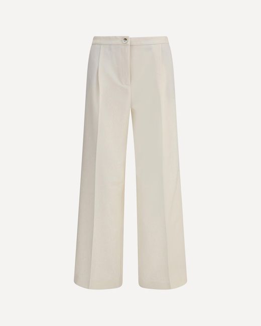 Cruna White Wide-Leg Pants