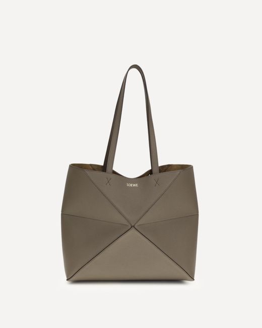 Loewe Natural Medium Puzzle Fold Tote Bag