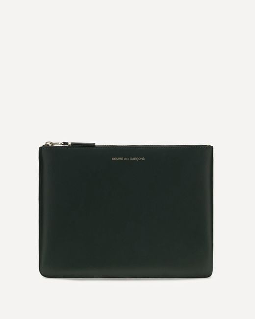 Comme des Garçons Black Leather Pouch for men