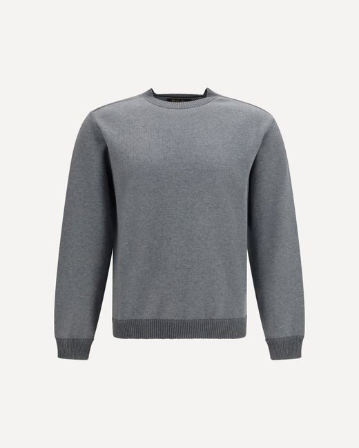 Loro Piana Gray Whitney Crew Neck Sweatshirt for men