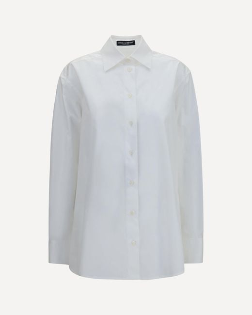 Dolce & Gabbana White Classic Cotton Shirt