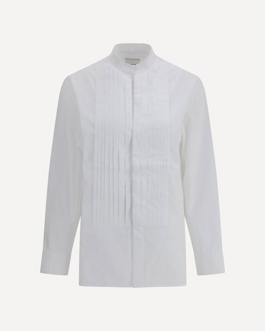 Sa Su Phi White Petra Tuxedo Shirt
