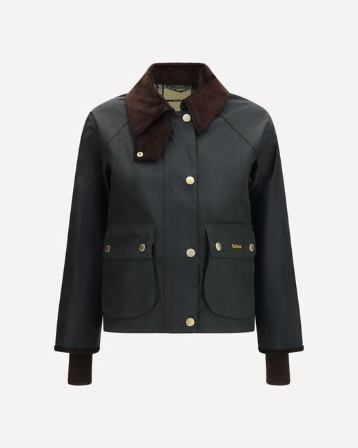 Barbour Black Beadnell Waxed Jacket