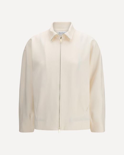 Max Mara Pure White Mxppala Jacket