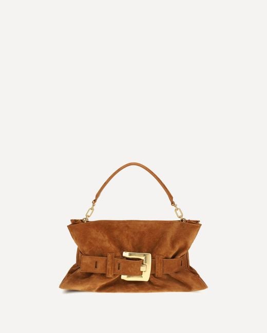 Balmain Brown Medium Anthem Bag