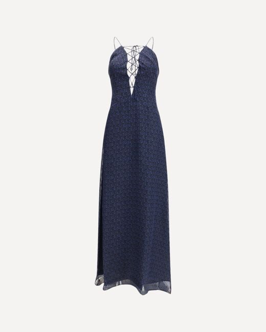 Kristina Ti Blue Charlene Amnesia Long Dress