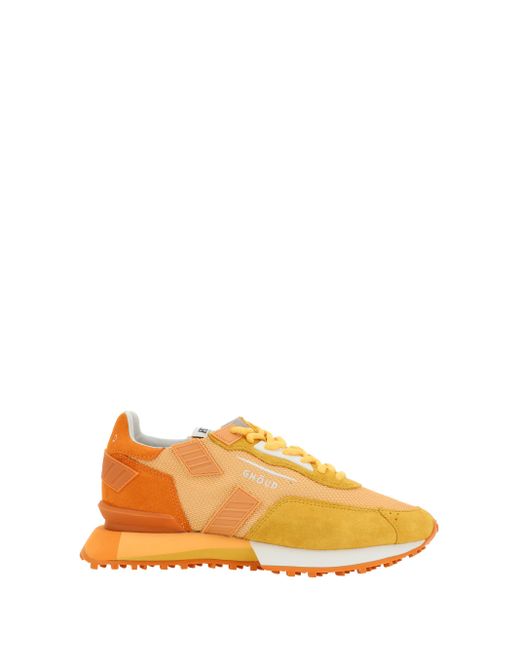 GHOUD VENICE Orange Rush Groove Sneakers
