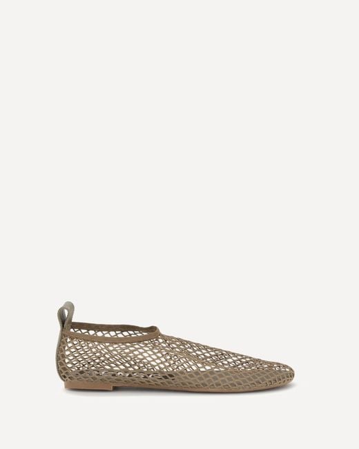 Senso White High Mesh Ballerinas