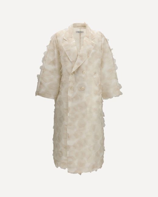 Max Mara White Mito Coat