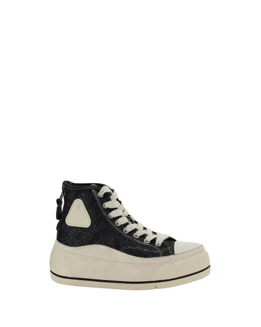 R13 White Kurt Sneakers