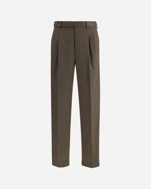 Brioni Gray Capri Pants for men