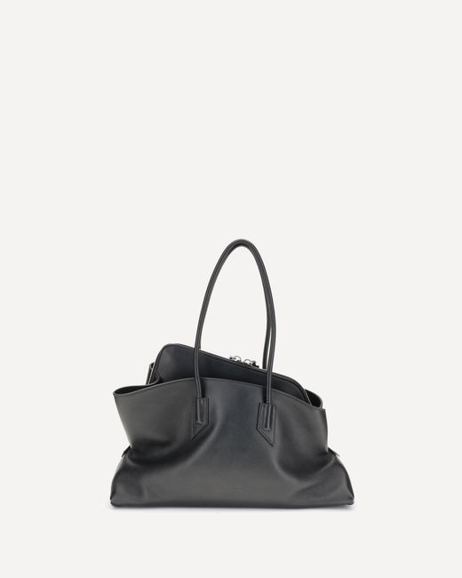 The Attico Black La Passeggiata Shoulder Bag