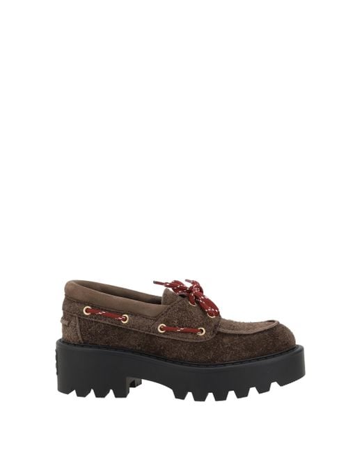 Miu Miu Brown Loafers