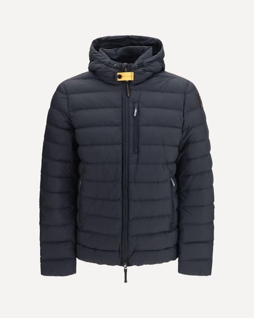 Parajumpers Blue Last Minute Quilted Down Jacket for men