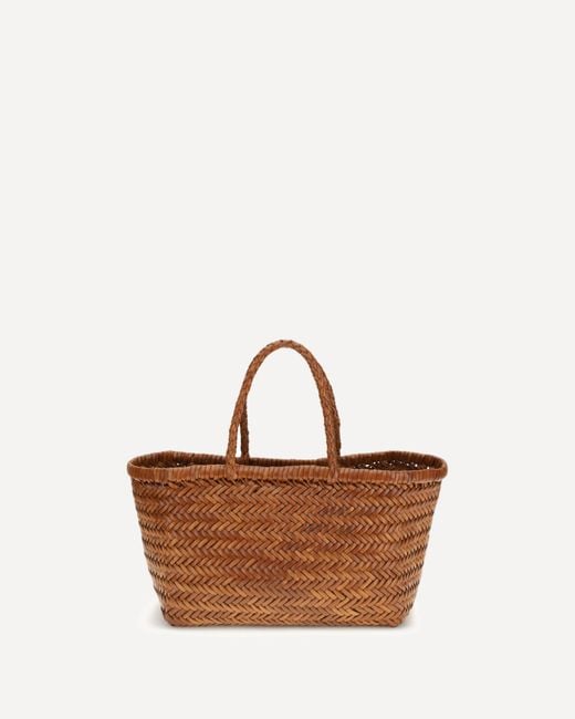 Dragon Diffusion Brown Mini Flat Gora Handbag