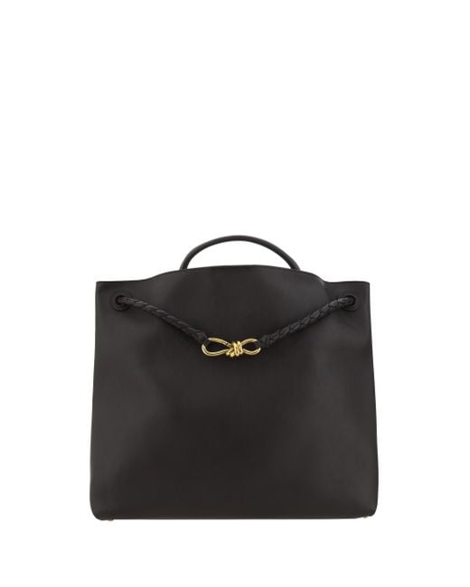 Bottega Veneta Black Andiamo Shoulder Bag