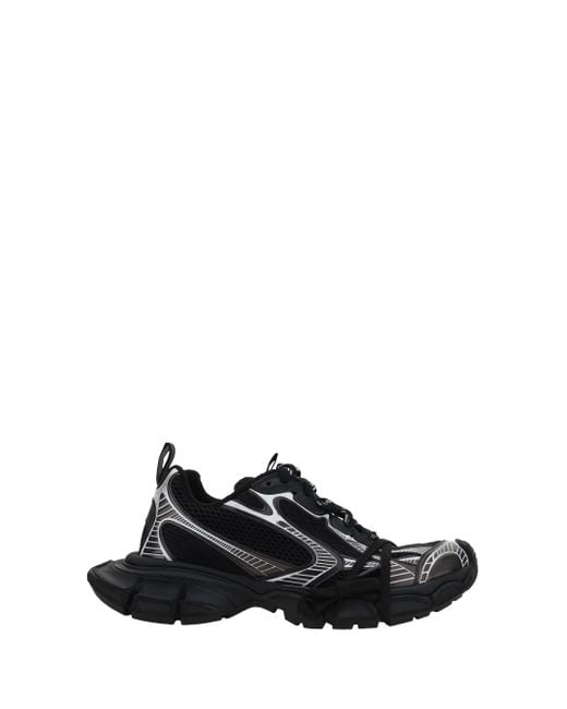 Balenciaga Black 3Xl Panelled Sneakers for men