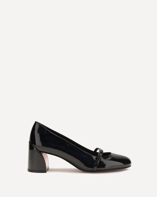 Christian Louboutin Black Jane Nina Patent Leather Pumps
