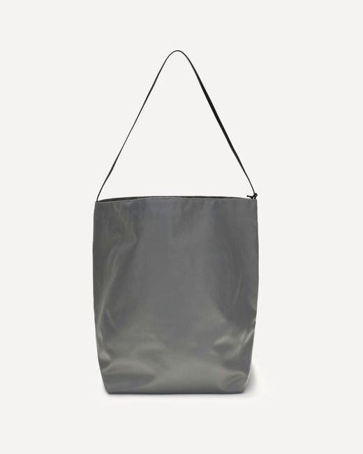 Valesque Gray Nylon Bucket Bag