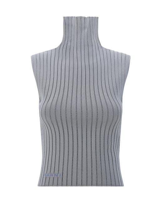 Marni Gray Turtleneck Sweater
