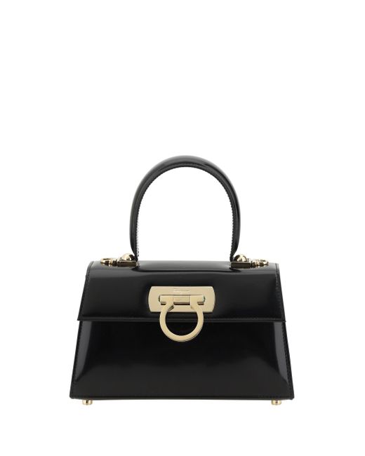 Borsa A Mano Top di Ferragamo in Black