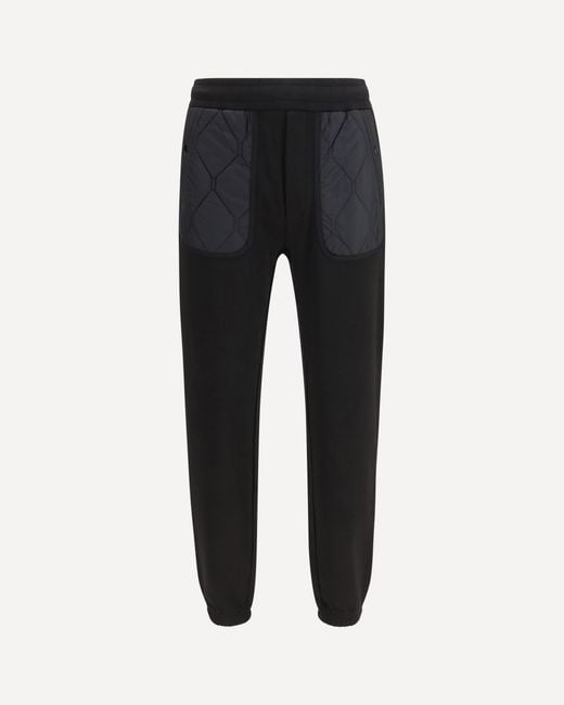 Moncler Black Cotton Blend Sweatpants for men