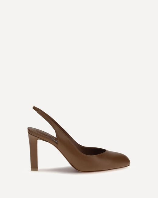 Christian Louboutin Natural Fannylove Slingback Pumps