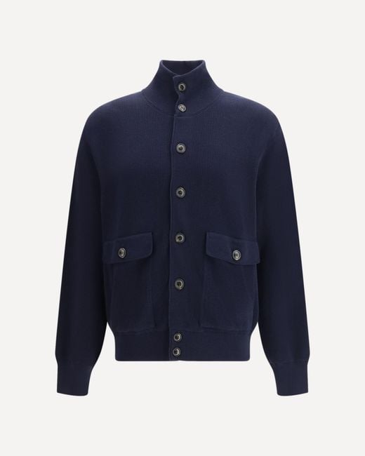Valstar Blue Cotton Sweater for men