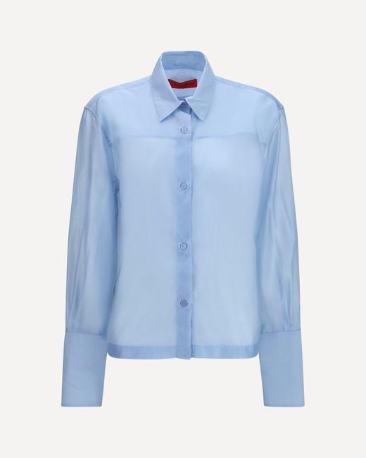 THE LATEST Blue Codie Lightweight Muslin Shirt