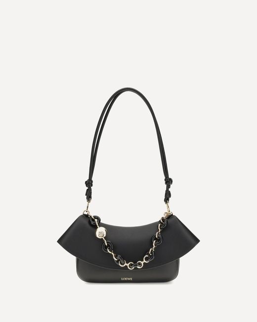 Borsa A Spalla Ola Media di Loewe in Black