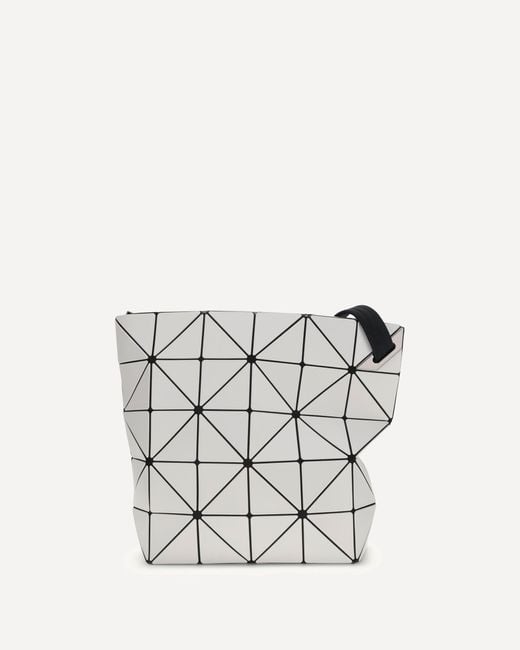 Issey Miyake White Blocky Shoulder Bag