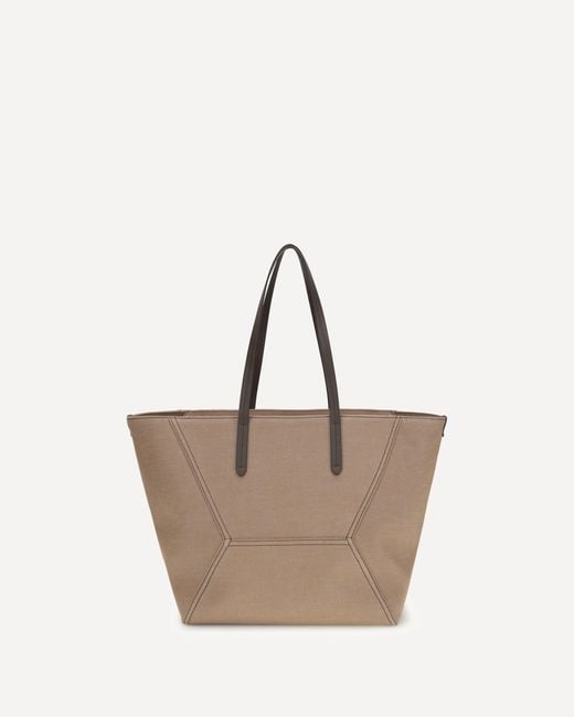 Borsa Tote Bc di Brunello Cucinelli in Natural