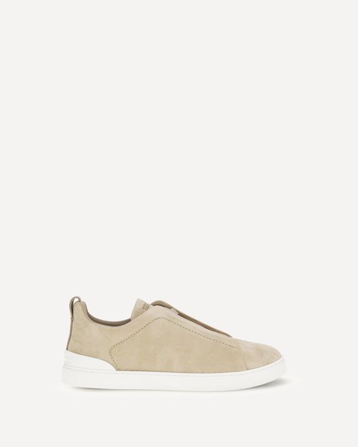 Zegna Natural Suede Sneakers for men