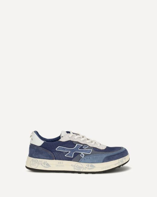 Premiata Blue Nous Sneakers for men