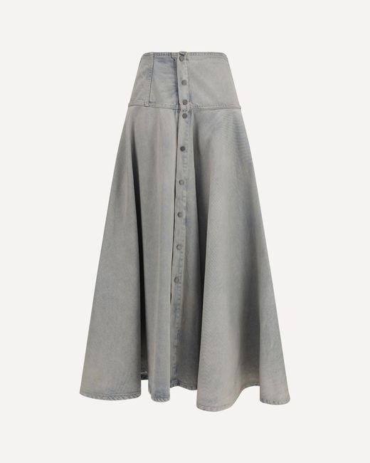 Haikure Gray Thea Light Space Skirt
