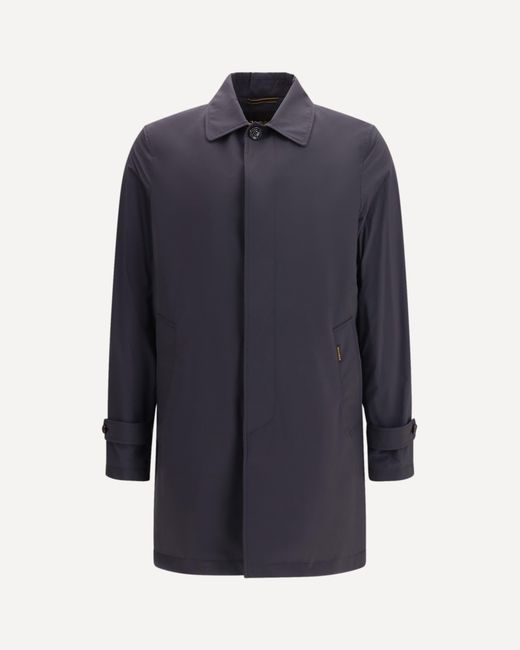 Moorer Blue Vittor-Ac Waterproof Jacket for men