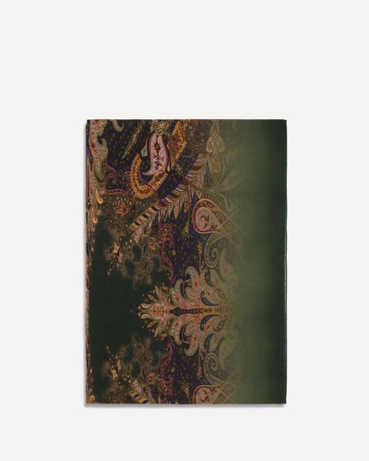 Etro Green Orfeo Modal Scarf for men