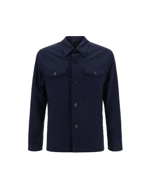 Harris Wharf London Blue Jacket for men