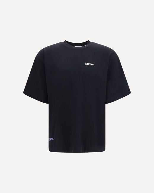 Off-White c/o Virgil Abloh Blue Archigeography Arrow Skate T-Shirt for men