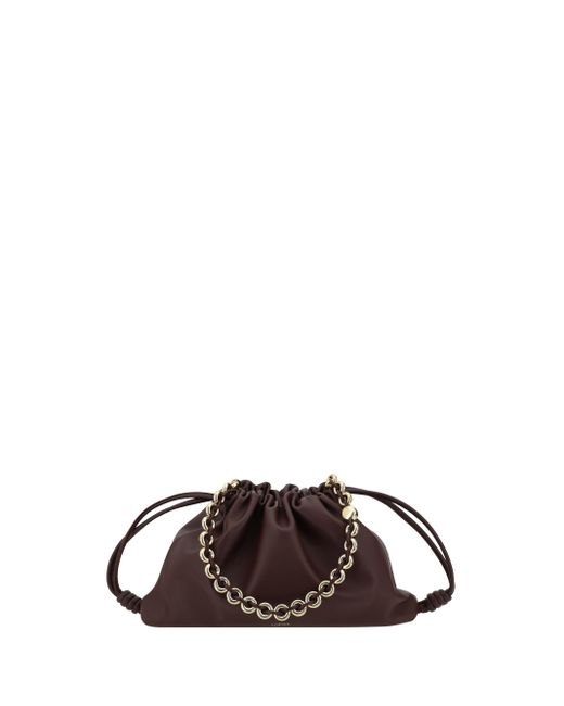 Borsa A Spalla Flamenco Purse Large di Loewe in Brown