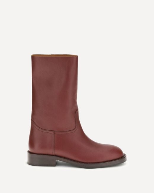 Loro Piana Red Boots