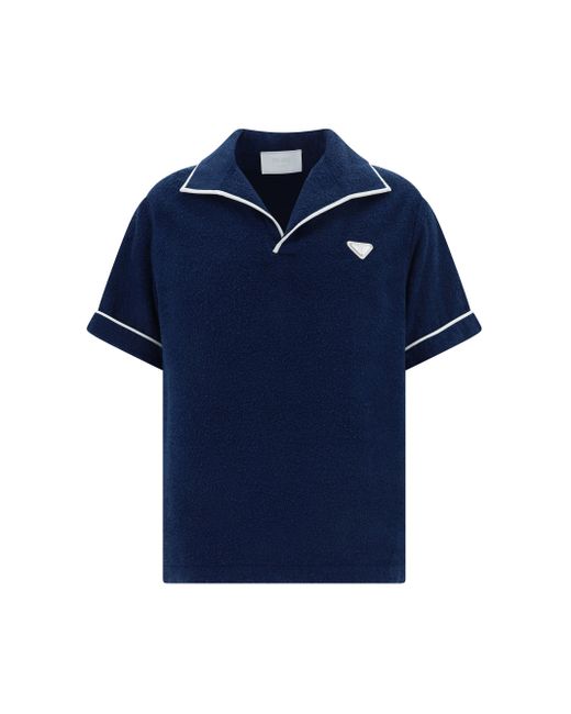 Prada Blue Polo Shirt for men