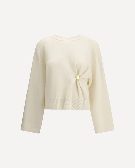 Loulou de Saison Natural Draped Sweater