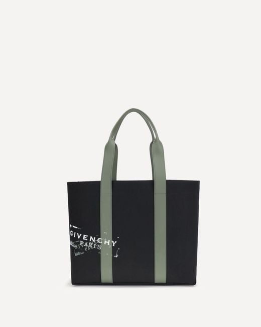 Givenchy Black Canvas Tote Bag for men